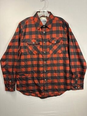 Zero Foxtrot Men’s Large Flannel Buffalo Check Shirt